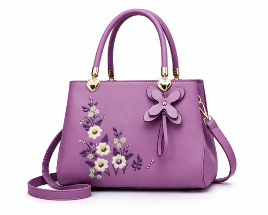 Floral Elegance Women’s Handbag – Premium Shoulder & Crossbody Bag