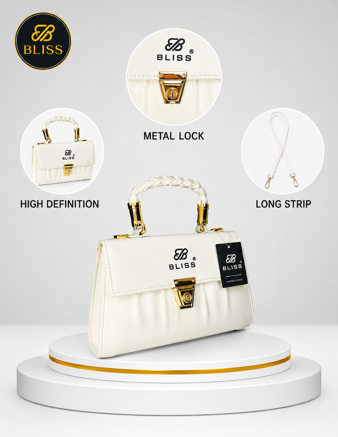 Luxury Women’s Shoulder Bag – Elegant PU Leather Handbag